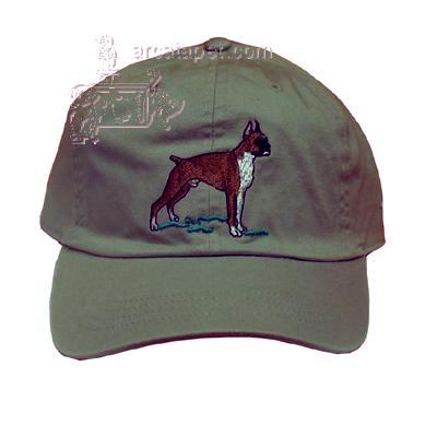 Cap 100% Cotton with Embroidered Boxer Cap 100% Cotton with Embroidered Boxer