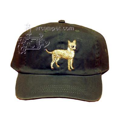 Cap 100% Cotton with Embroidered Chihuahua Cap 100% Cotton with Embroidered Chihuahua