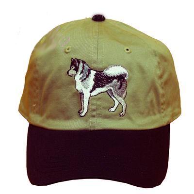Cap 100% Cotton with Embroidered Malamute Cap 100% Cotton with Embroidered Malamute