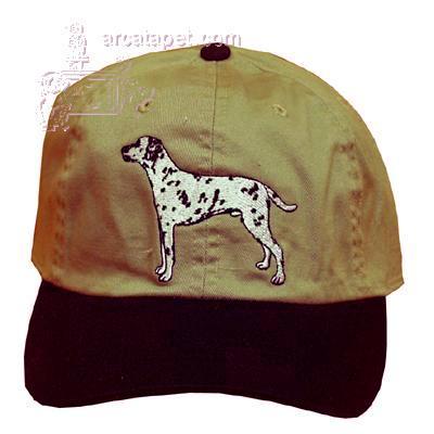 Cap 100% Cotton with Embroidered Dalmatian Cap 100% Cotton with Embroidered Dalmatian