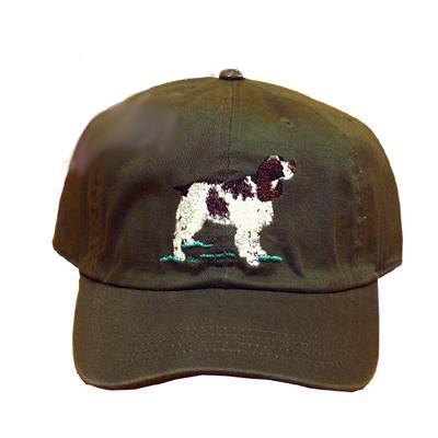 Cap 100% Cotton with Embroidered Springer Spaniel Cap 100% Cotton with Embroidered Springer Spaniel