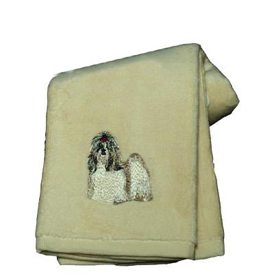 Cotton Terry Cloth Dog Hand Towel with Embroidered Shih Tzu Cotton Terry Cloth Dog Hand Towel with Embroidered Shih Tzu