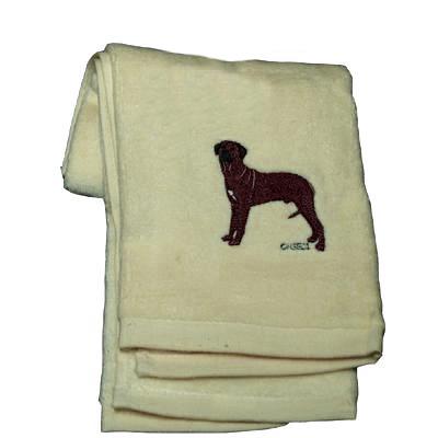 Cotton Terry Cloth Dog Hand Towel with Rhodesian Ridgeback Cotton Terry Cloth Dog Hand Towel with Rhodesian Ridgeback