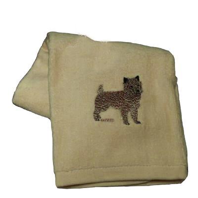 Cotton Terry Cloth Dog Hand Towel with Cairn Terrier Cotton Terry Cloth Dog Hand Towel with Cairn Terrier