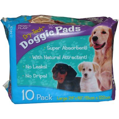 Dry-Tech Large Dog Housebreaking Pads 10 Pack Dry-Tech Large Dog Housebreaking Pads 10 Pack