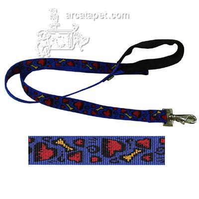 Lupine Nylon Dog Leash 4-foot x 1-inch Doggie Dreams Lupine Nylon Dog Leash 4-foot x 1-inch Doggie Dreams