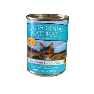 California Natural Deep Water Fish Can Cat Food Lg Single California Natural Deep Water Fish Can Cat Food Lg Single