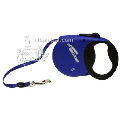 Power Walker Retractable Dog Leash Small Blue Power Walker Retractable Dog Leash Small Blue