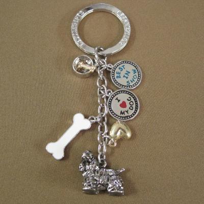 Key Chain Cocker Spaniel with 5 Charms Key Chain Cocker Spaniel with 5 Charms