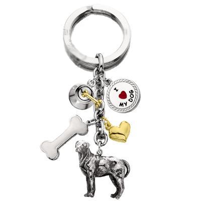 Key Chain Labrador with 5 Charms Key Chain Labrador with 5 Charms
