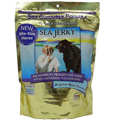 NutriSea Sea Jerky Beef 30 Count bag Dog Nutritional Treat NutriSea Sea Jerky Beef 30 Count bag Dog Nutritional Treat