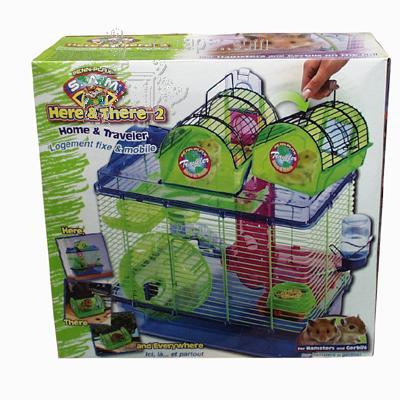 SAM Here There & Everywhere Hamster Home/Traveler Cage 2 SAM Here There & Everywhere Hamster Home/Traveler Cage 2
