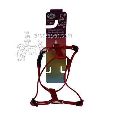Red Adjustable Harness Lil' Dog for Toy Breeds Red Adjustable Harness Lil' Dog for Toy Breeds