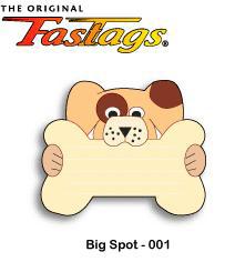 FasTags Do-it-yourself Pet ID Tag Big Spot Pattern FasTags Do-it-yourself Pet ID Tag Big Spot Pattern