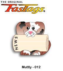 FasTags Do-it-yourself Pet ID Tag Muttly Pattern FasTags Do-it-yourself Pet ID Tag Muttly Pattern