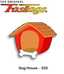 FasTags Do-it-yourself Pet ID Tag Dog House Pattern FasTags Do-it-yourself Pet ID Tag Dog House Pattern