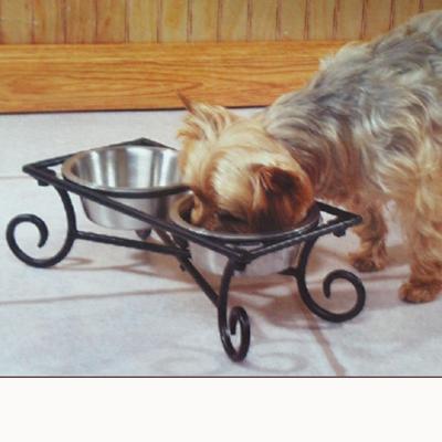 Wrought Iron Dog Diner 1 Pint Wrought Iron Dog Diner 1 Pint