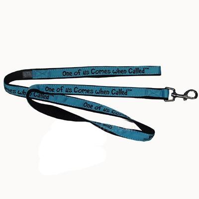 Embroidered Dog Leash 4-ft x3/4 One of us Comes When Called Embroidered Dog Leash 4-ft x3/4 One of us Comes When Called