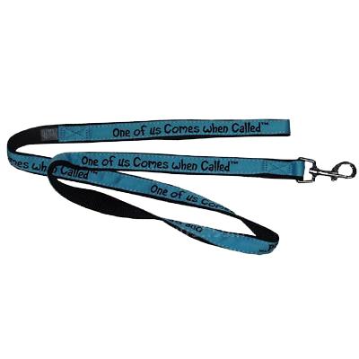 Embroidered Dog Leash 6-ftx3/4 One of us Comes When Called Embroidered Dog Leash 6-ftx3/4 One of us Comes When Called