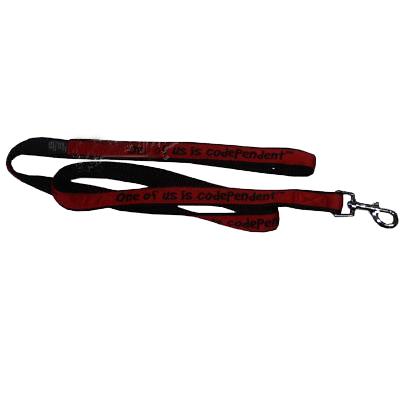 Embroidered Dog Leash 6-ftx3/4 One of us is Codependent Embroidered Dog Leash 6-ftx3/4 One of us is Codependent
