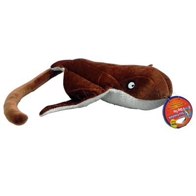 Velvet Sea Creature Sting Ray large Dog Toy Velvet Sea Creature Sting Ray large Dog Toy