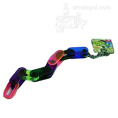 Acrylic Chain Link Parrot Toy Acrylic Chain Link Parrot Toy