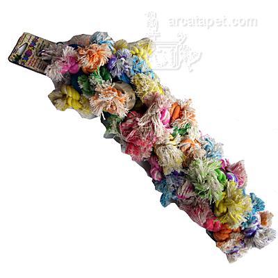Shaggy Kabob Jumbo Rope Parrot Toy Shaggy Kabob Jumbo Rope Parrot Toy