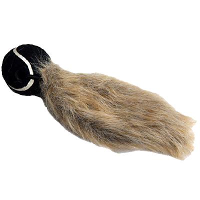 Tennis Ball with Squirrel Tail Dog Toy Tennis Ball with Squirrel Tail Dog Toy