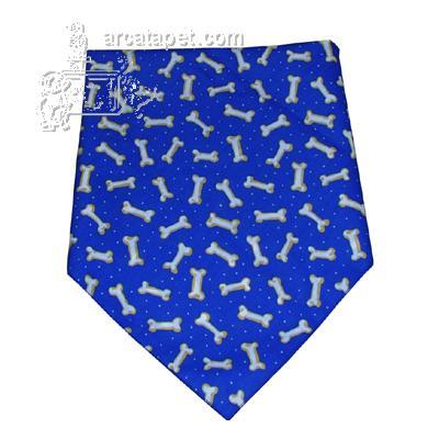 Dog Bandana Blue With Bones Dog Bandana Blue With Bones