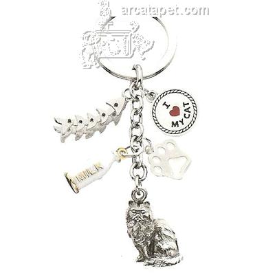 Key Charms Long Fur Cat Key Charms Long Fur Cat