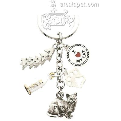 Key Charms Tabby Cat Key Charms Tabby Cat