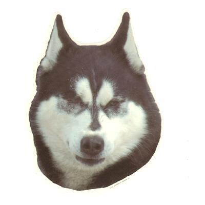 Double Sided Dog Decal Alaskan Malamute