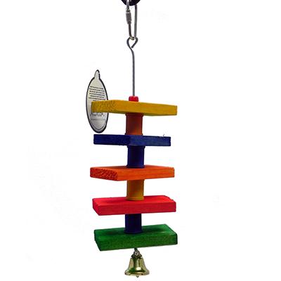 Bird Brainers Spool Latice w/ Bell Bird Toy Bird Brainers Spool Latice w/ Bell Bird Toy