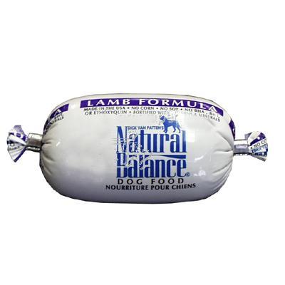 Natural Balance Lamb and Rice Dog Food Roll 2.7 oz Natural Balance Lamb and Rice Dog Food Roll 2.7 oz