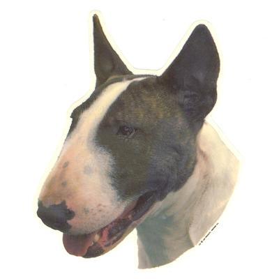 Double Sided Dog Decal Bull Terrier Double Sided Dog Decal Bull Terrier