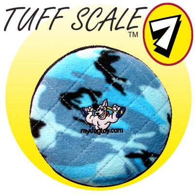 Tuffy's Flyer Jr Blue Camo Design Dog Toy Tuffy's Flyer Jr Blue Camo Design Dog Toy