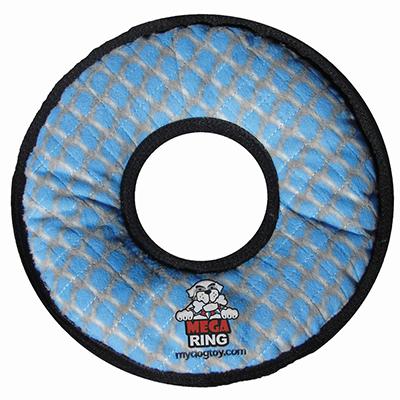 MEGA Tuffy's Rumble Ring - Chain Print Dog Toy MEGA Tuffy's Rumble Ring - Chain Print Dog Toy
