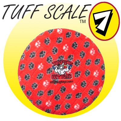 Tuffy's Sport Flyer Red Paw Design Dog Toy Tuffy's Sport Flyer Red Paw Design Dog Toy