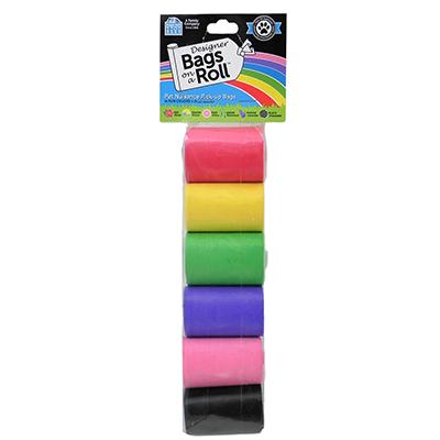 Doggie Walk Rainbow Refill Dog Waste Bags 6 pack Doggie Walk Rainbow Refill Dog Waste Bags 6 pack