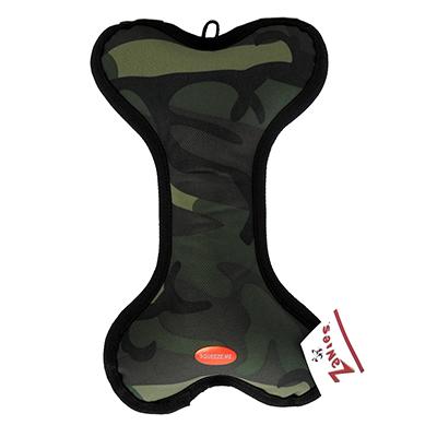 Zanies Toughstructable Large Green Camo Bone Dog Toy Zanies Toughstructable Large Green Camo Bone Dog Toy
