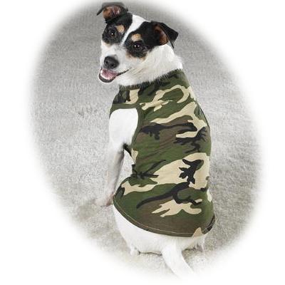 Dog Tank Top Camo Green/Black Large Dog Tank Top Camo Green/Black Large