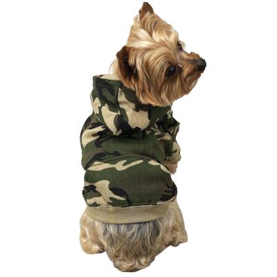 Green Camouflage Hoodie Dog Jacket Xlarge Green Camouflage Hoodie Dog Jacket Xlarge
