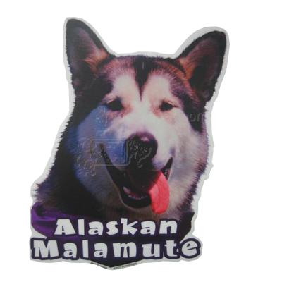 6-inch Vinyl Dog Decal Alaskan Malamute Picture