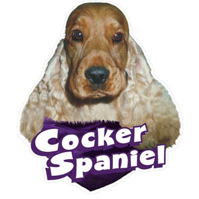 6-inch Vinyl Dog Decal Cocker Spaniel Picture