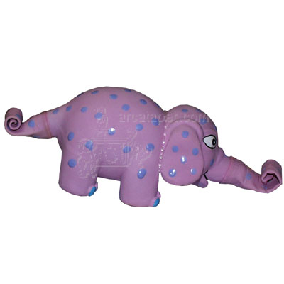 Latex Squeeze Meeze Pink Elephant Jr Dog Toy Latex Squeeze Meeze Pink Elephant Jr Dog Toy