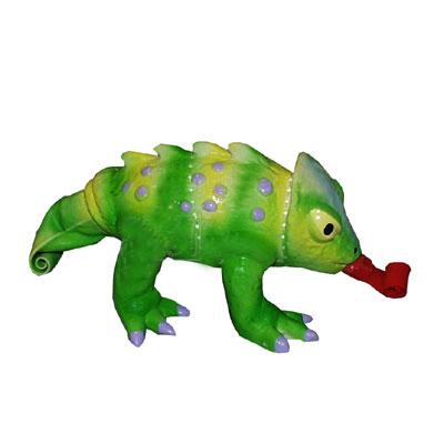 Latex Squeeze Meeze Chameleon Jr Dog Toy Latex Squeeze Meeze Chameleon Jr Dog Toy
