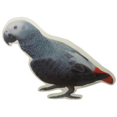 Double Sided Decal African Grey Parrot Double Sided Decal African Grey Parrot