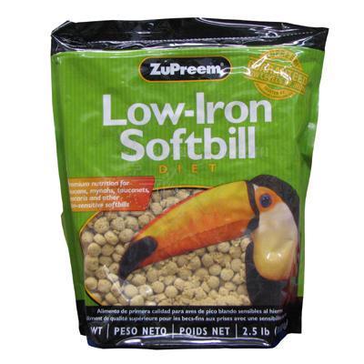 Zupreem Low Iron Softbill Food 2.5lb
