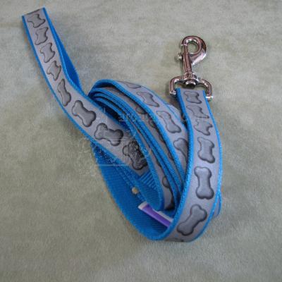 Lazer Brite Bones Dog Lead 1-inch x 4-Foot Reflective Lazer Brite Bones Dog Lead 1-inch x 4-Foot Reflective