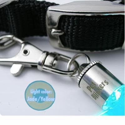 Pet Blinker Safety Light Jade and Yellow Pet Blinker Safety Light Jade and Yellow
